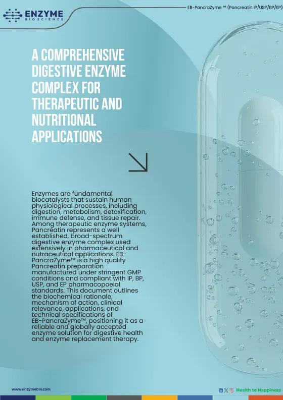 Cover of the EB-PancraZyme™ literature